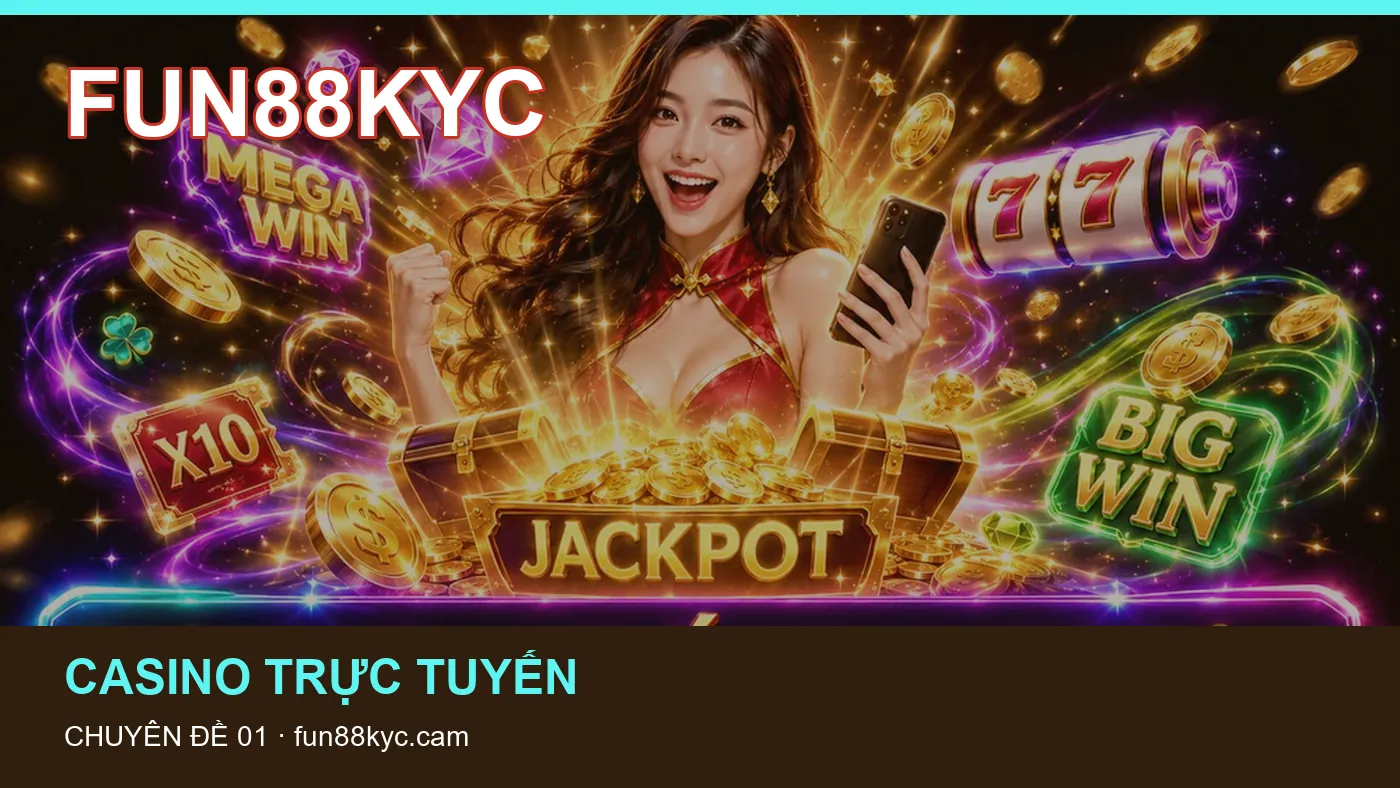 Trải nghiệm Casino trực tuyến trên điện thoại cùng cẩm nang FUN88KYC