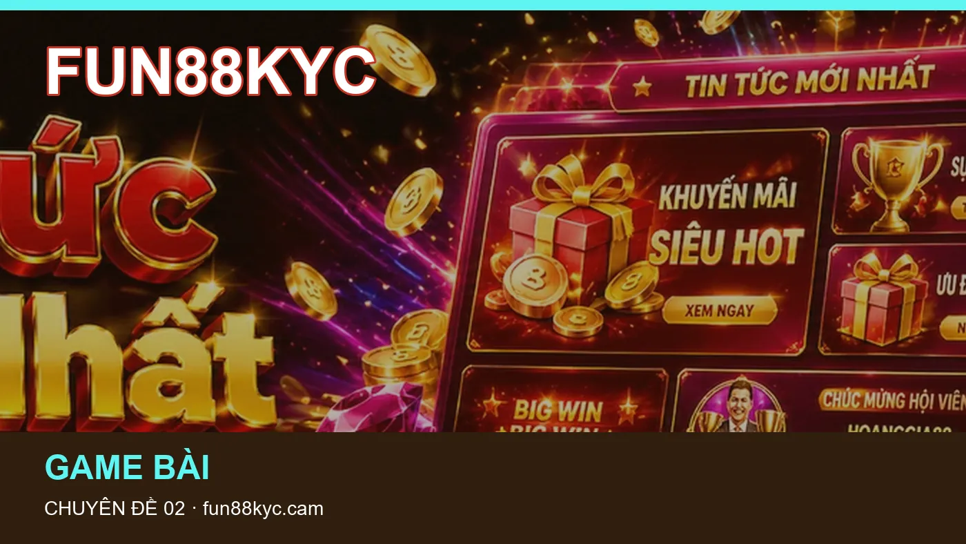 Danh sách kiểm tra thông tin Bắn cá dành cho người đọc FUN88KYC
